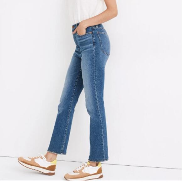 Madewell Slim Demi-Boot Jeans Northaven Wash High Rise Womens Size 30 $128 - Picture 1 of 13